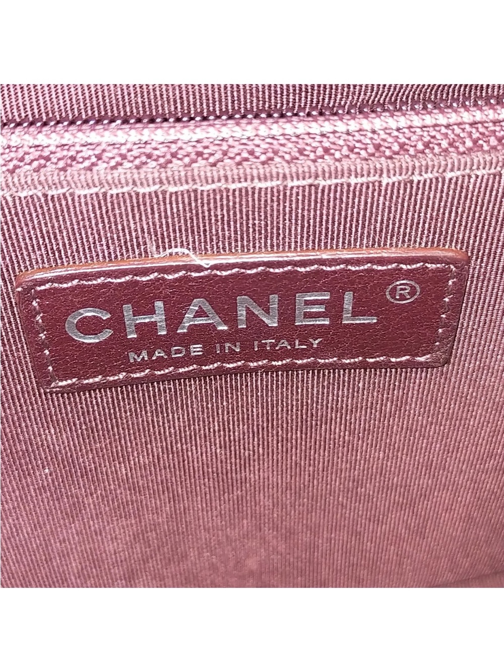 Chanel Boy Camera Bag Red Chevron Quilted Calfskin Double Zip Ruthenium - Picture 12 of 13